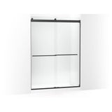 Kohler - Levity Plus 81-5/8'' H sliding shower door with 3/8''-thick glass - Matte Black
