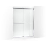 Kohler - Levity Plus 81-5/8'' H sliding shower door with 3/8''-thick glass - Bright Polished Silver