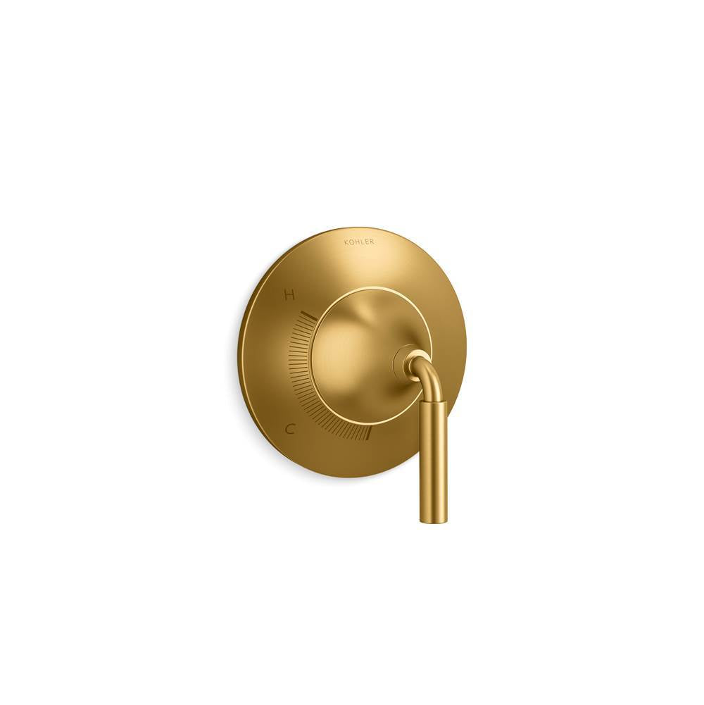 Kohler - ToneE Rite-Temp valve trim - Vibrant Brushed Moderne Brass