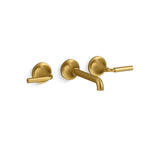 Kohler - ToneE Wall-mount bathroom sink faucet trim, 1.2 gpm - Vibrant Brushed Moderne Brass