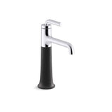 Kohler - ToneE Tall single-handle bathroom sink faucet, 1.2 gpm - Polished Chrome With Matte Black