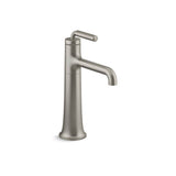 Kohler - ToneE Tall single-handle bathroom sink faucet, 1.2 gpm - Vibrant Brushed Nickel