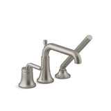 Kohler - ToneE Deck-mount bath faucet with handshower - Vibrant Brushed Nickel