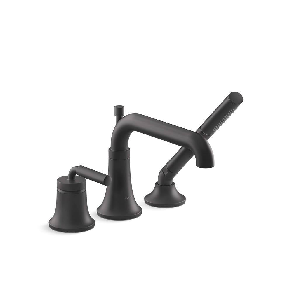 Kohler - ToneE Deck-mount bath faucet with handshower - Matte Black