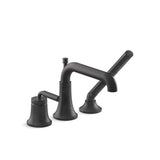 Kohler - ToneE Deck-mount bath faucet with handshower - Matte Black