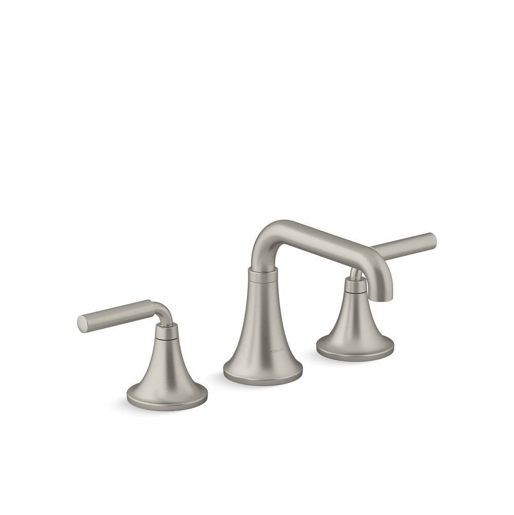 Kohler - ToneE Widespread bathroom sink faucet, 1.2 gpm - Vibrant Brushed Nickel