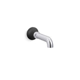 Kohler - ToneE Wall-mount bath spout - Polished Chrome With Matte Black