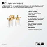 Riff Two-light sconce