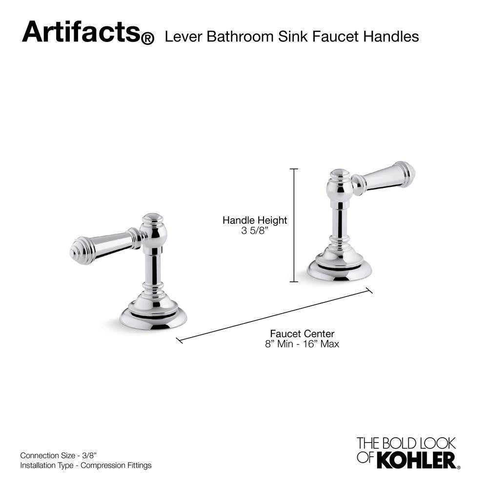 Artifacts Lever bathroom sink faucet handles