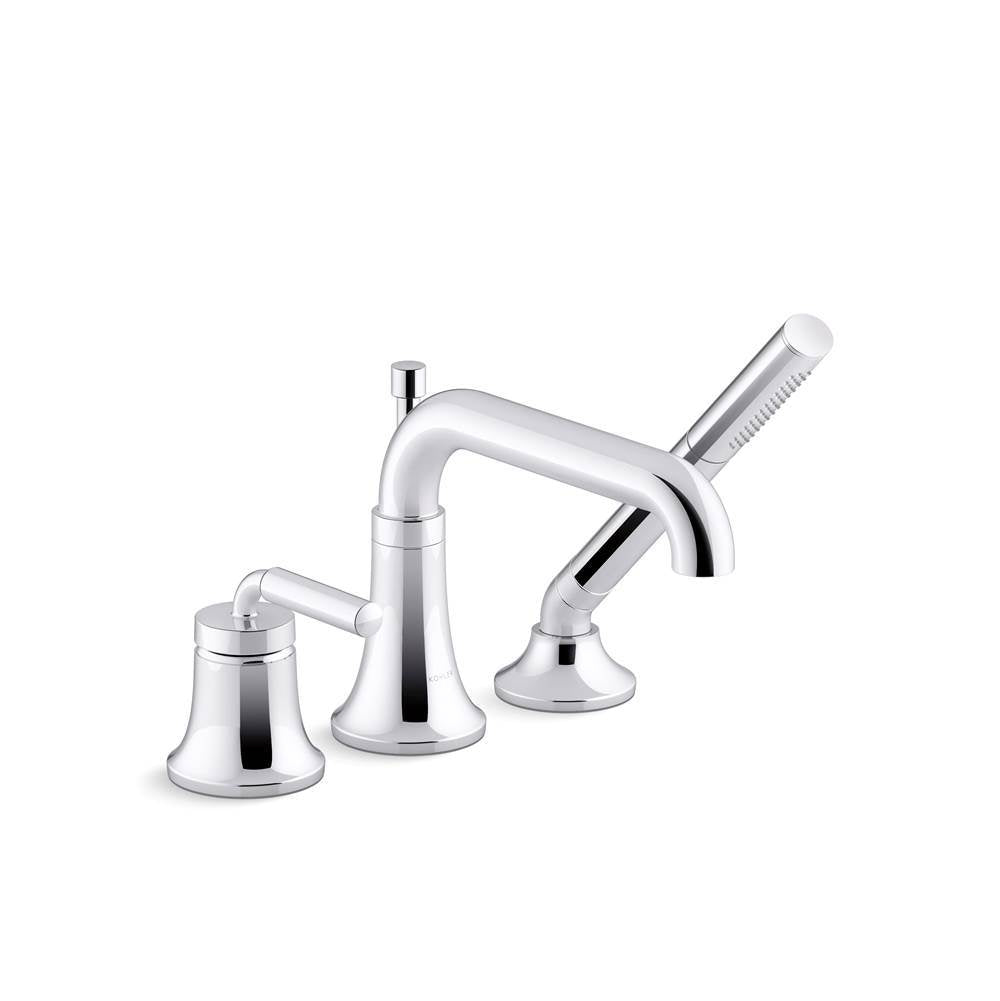 Kohler - ToneE Deck-mount bath faucet with handshower - Polished Chrome