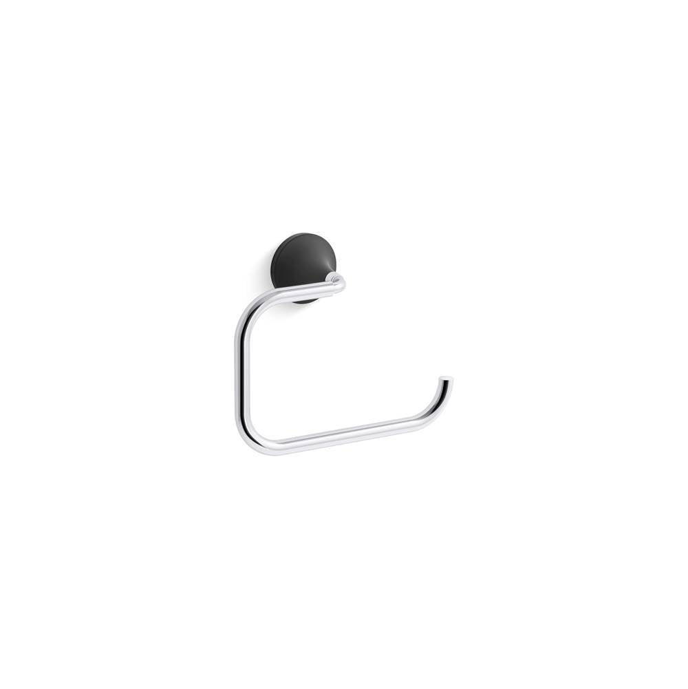 Kohler - ToneE Towel ring - Polished Chrome With Matte Black