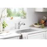 Jolt Pull-out kitchen sink faucet with two-function sprayhead