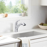 Jolt Pull-out kitchen sink faucet with two-function sprayhead