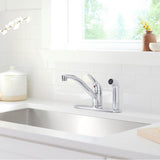 Jolt Single-handle kitchen sink faucet with side sprayer