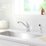 Jolt Single-handle kitchen sink faucet with side sprayer