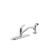 Jolt Single-handle kitchen sink faucet with side sprayer