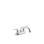 Kohler - Jolt Two-handle utility sink faucet with 3/4'' threaded GHT spout - Polished Chrome