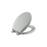 Kohler - Cachet ReadyLatch Quiet-CloseE round-front toilet seat - Ice Grey