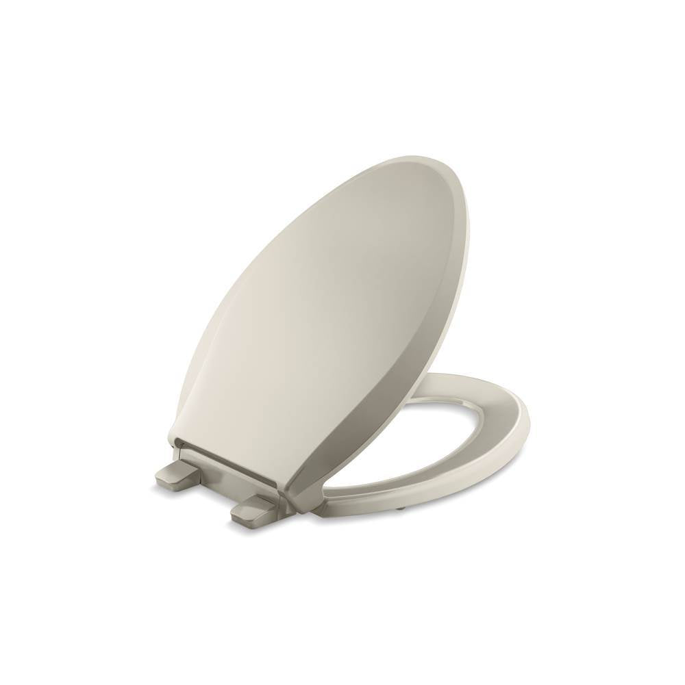Kohler - Cachet ReadyLatch Quiet-CloseE elongated toilet seat - Sandbar