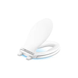 Kohler - Transitions Nightlight ReadyLatch Quiet-CloseE elongated toilet seat - White