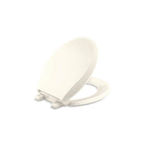 Kohler - Cachet ReadyLatch Quiet-CloseE round-front toilet seat - Biscuit