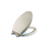 Kohler - Cachet Nightlight ReadyLatch Quiet-CloseE elongated toilet seat - Sandbar