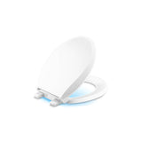 Kohler - Cachet Nightlight ReadyLatch Quiet-CloseE round-front toilet seat - White