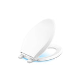Kohler - Cachet Nightlight ReadyLatch Quiet-CloseE elongated toilet seat - White
