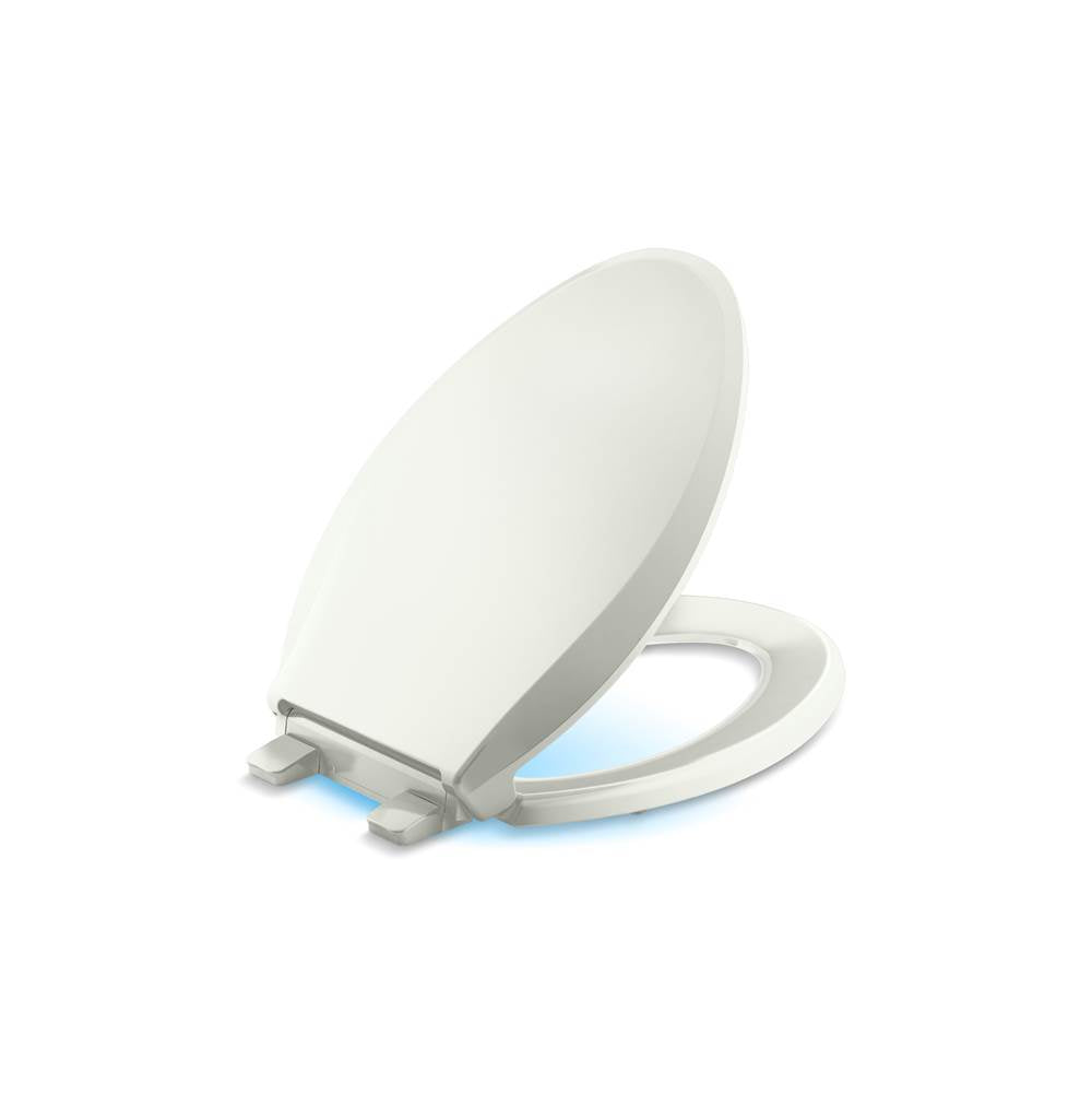 Kohler - Cachet Nightlight ReadyLatch Quiet-CloseE elongated toilet seat - Dune
