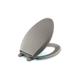Kohler - Cachet Nightlight ReadyLatch Quiet-CloseE elongated toilet seat - Cashmere