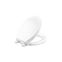 Kohler - Rutledge ReadyLatch Quiet-CloseE round-front toilet seat - White