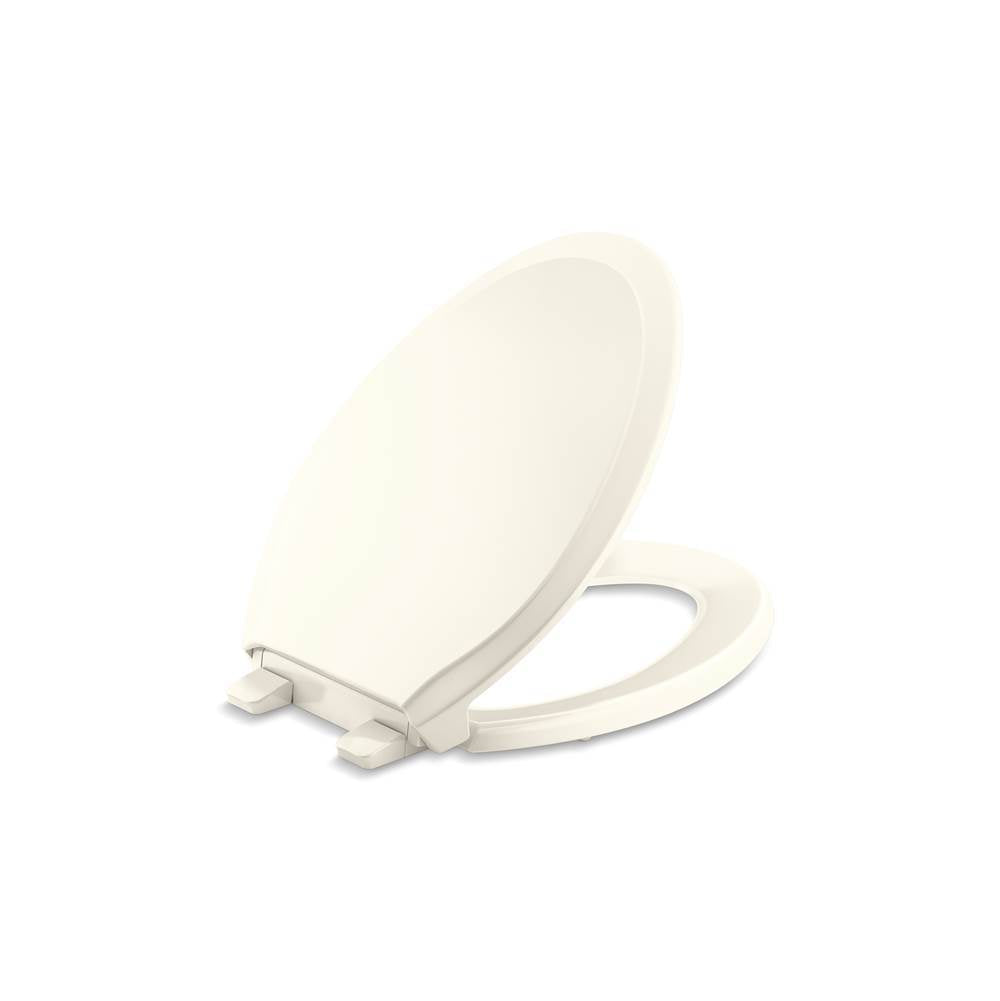 Kohler - Rutledge ReadyLatch Quiet-CloseE elongated toilet seat - Biscuit