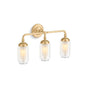 Kohler - Artifacts Three-light sconce - Brushed Moderne Brass