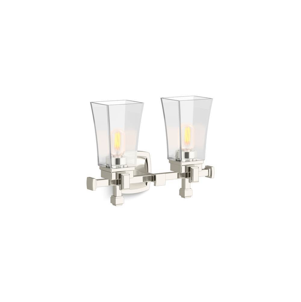 Kohler - Riff Two-light sconce - Polished Nickel