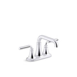 Kohler - ToneE Centerset bathroom sink faucet, 1.0 gpm - Polished Chrome
