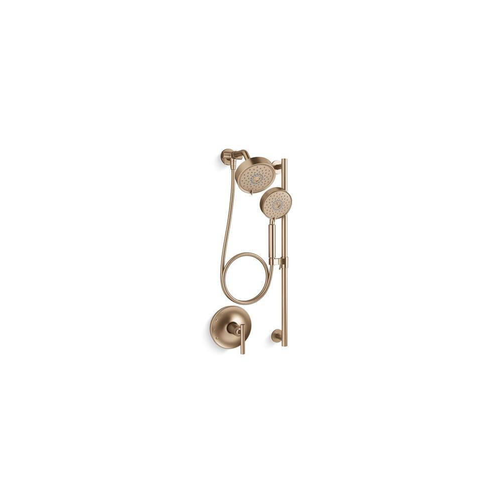 Kohler - Purist Showering Kit, 1.75 gpm - Vibrant Brushed Bronze