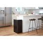 Kohler - 13-gallon touchless stainless steel trash can - Black Stainless
