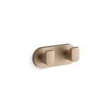 Kohler - Composed Double robe hook - Vibrant Brushed Bronze