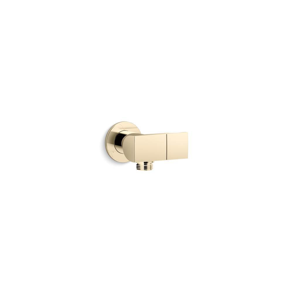 Kohler - Exhale Wall-mount handshower holder with supply elbow and check valve - Vibrant French Gold