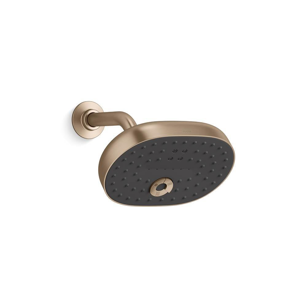 Kohler - Statement Three-function showerhead, 2.5 gpm - Vibrant Brushed Bronze