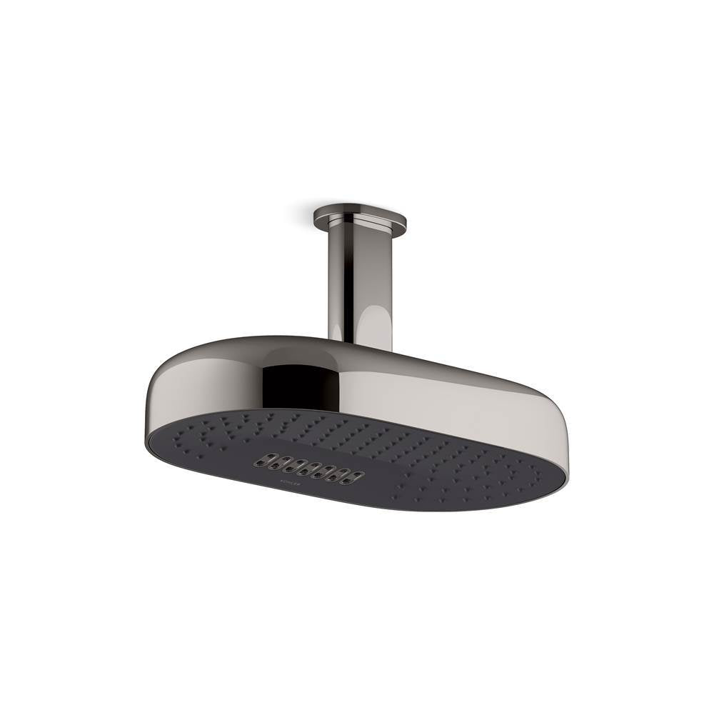 Statement Oblong 14'' two-function rainhead, 1.75 gpm
