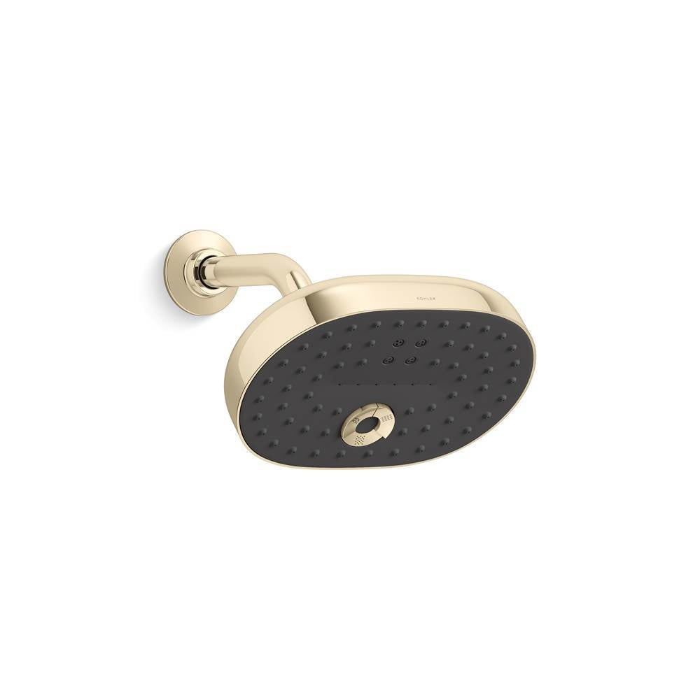 Kohler - Statement Three-function showerhead, 2.5 gpm - Vibrant French Gold