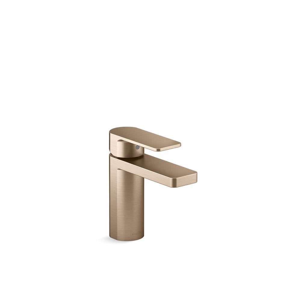 Kohler - Parallel Single-handle bathroom sink faucet, 1.0 gpm - Vibrant Brushed Bronze