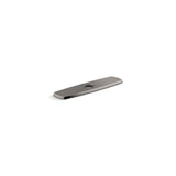 Kohler - Graze Three-hole kitchen faucet escutcheon - Vibrant Titanium