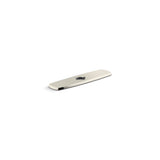 Kohler - Graze Three-hole kitchen faucet escutcheon - Vibrant Polished Nickel