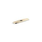 Kohler - Graze Three-hole kitchen faucet escutcheon - Vibrant French Gold