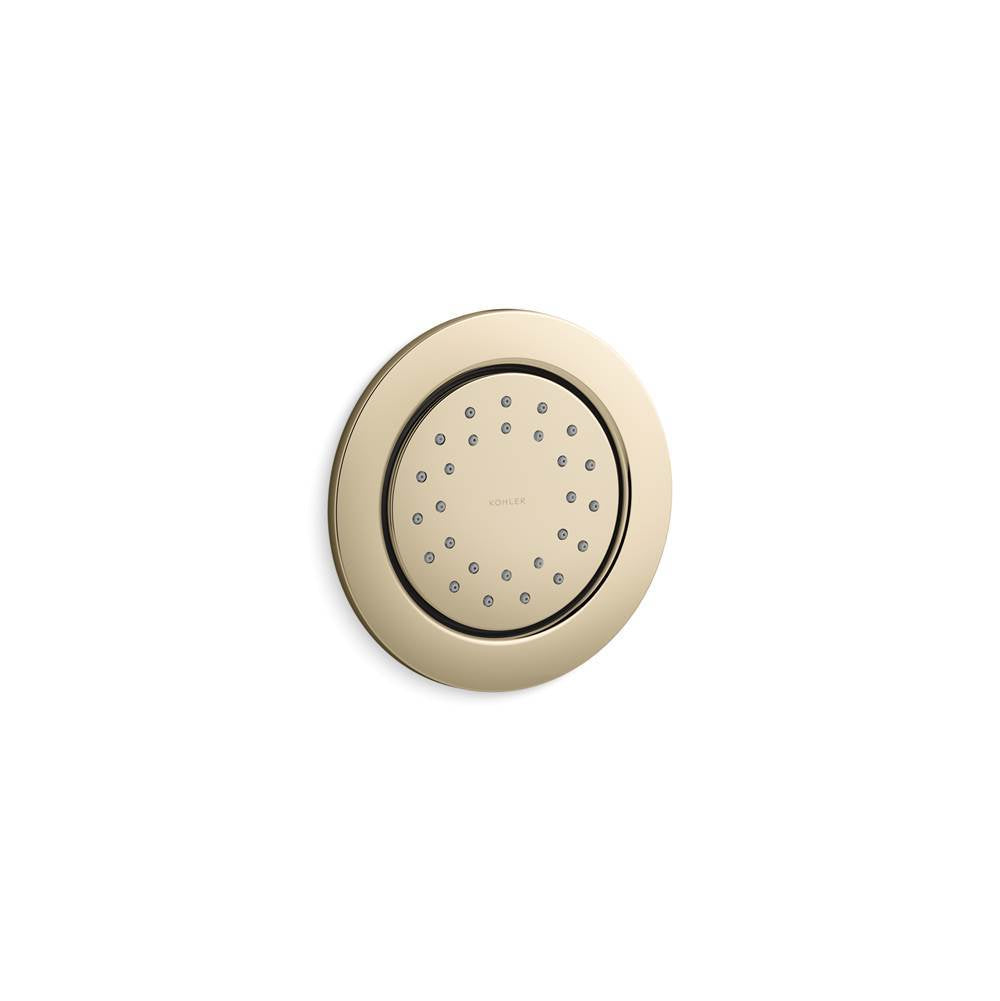 Kohler - WaterTile Round 27-nozzle single-function body spray, 1.0 gpm - Vibrant French Gold