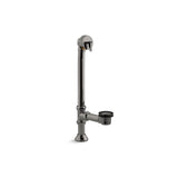 Kohler - Iron Works Decorative 1-1/2'' adjustable pop-up bath drain for 5' whirlpool with tailpiece - Vibrant Titanium