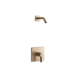 Kohler - Parallel Rite-Temp shower trim kit, without showerhead - Vibrant Brushed Bronze