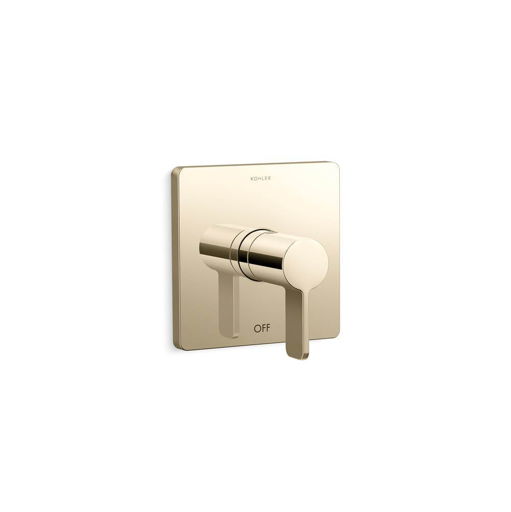 Kohler - Parallel Rite-Temp shower valve trim - Vibrant French Gold